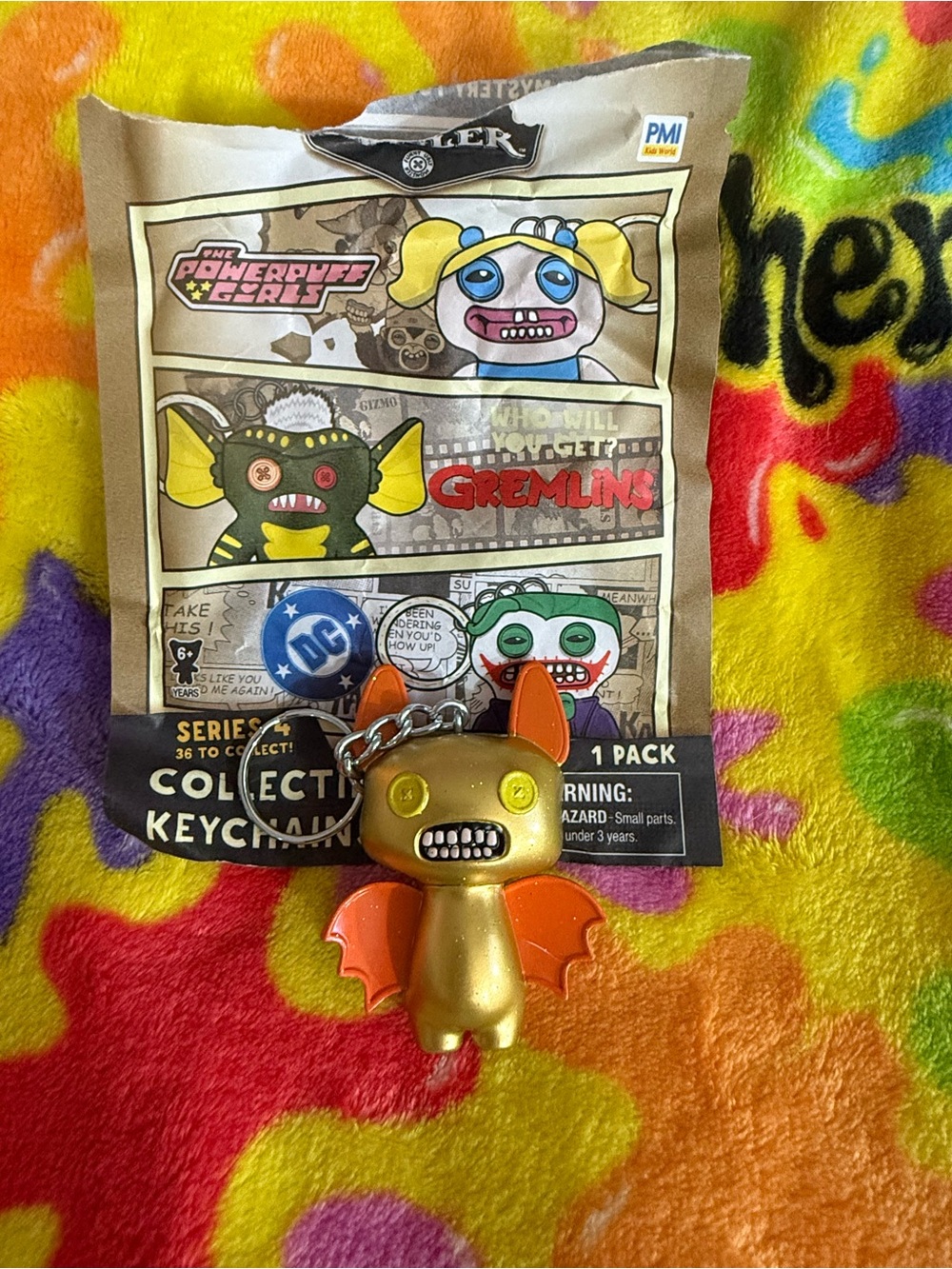 ULTRA RARE FUGGLER SERIES 4 keychain winged bat QUICK SHIP
